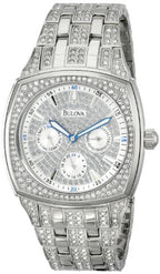 Bulova Crystal Men's Silver Watch 96C002 – product image 6