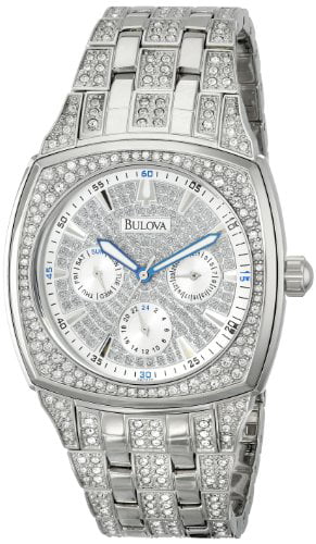 Bulova Crystal Men's Silver Watch 96C002 – product image 6