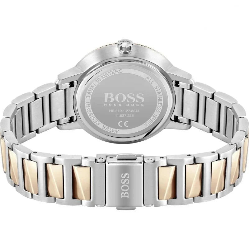 Hugo Boss Womens 1502567 Signature Two Tone Stainless Steel Watch – product image 2
