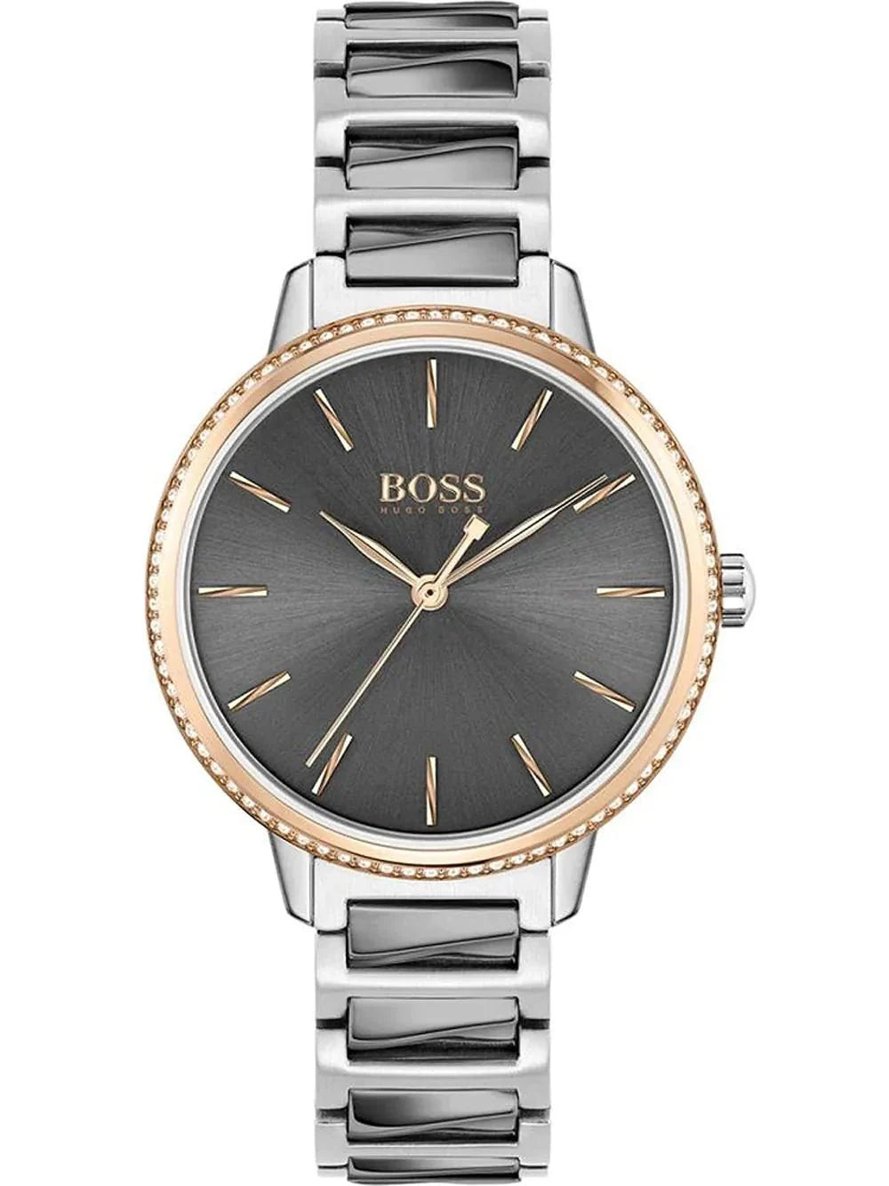 Hugo Boss Womens 1502569 Signature Two Tone Stainless Steel Watch – product image 3