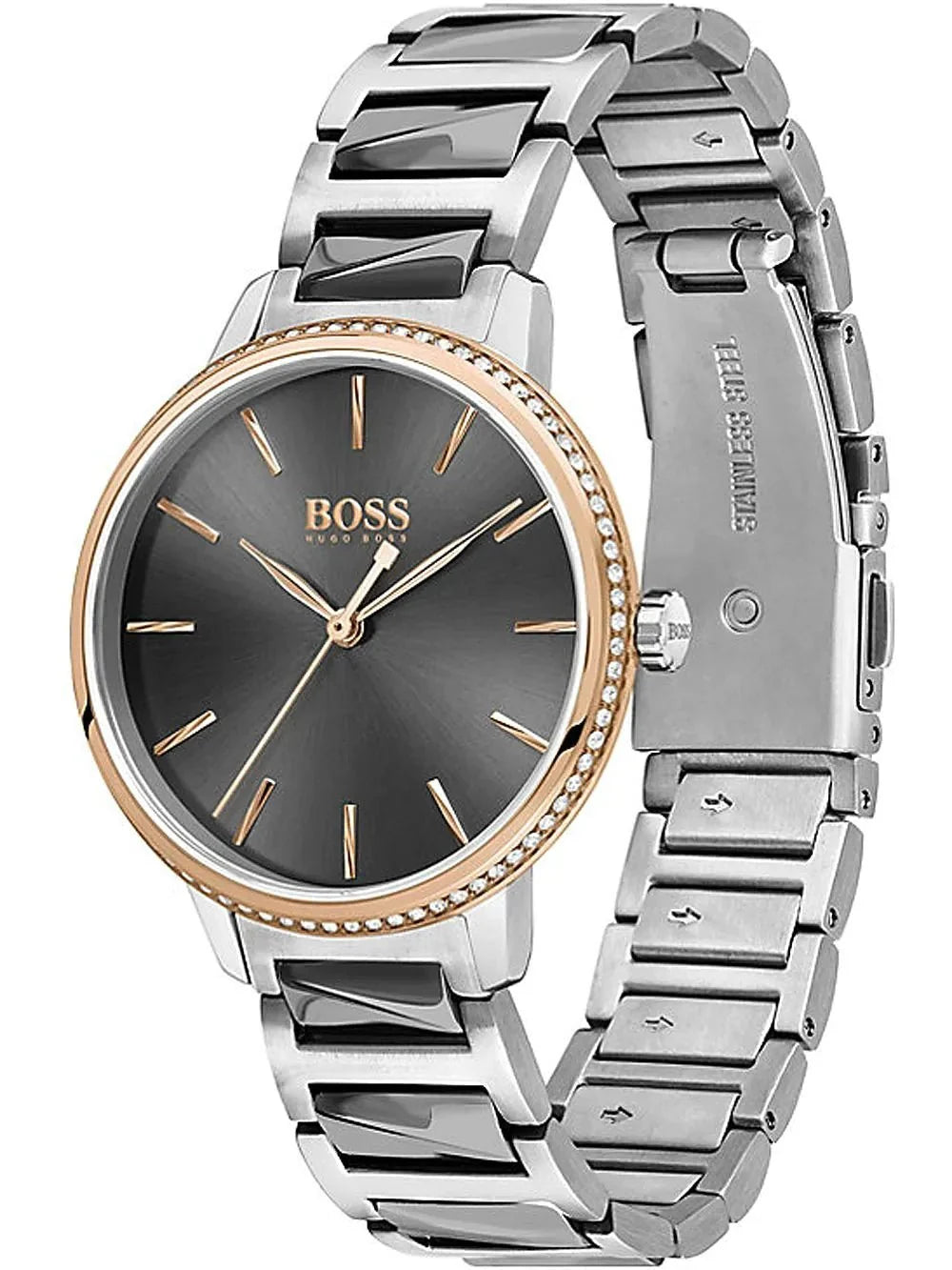 Hugo Boss Womens 1502569 Signature Two Tone Stainless Steel Watch – product image 2