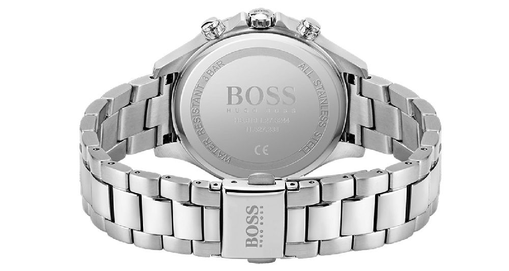 Hugo Boss Womens 1502593 Pandora Silver Tone Stainless Steel Watch With Black Dial – product image 3