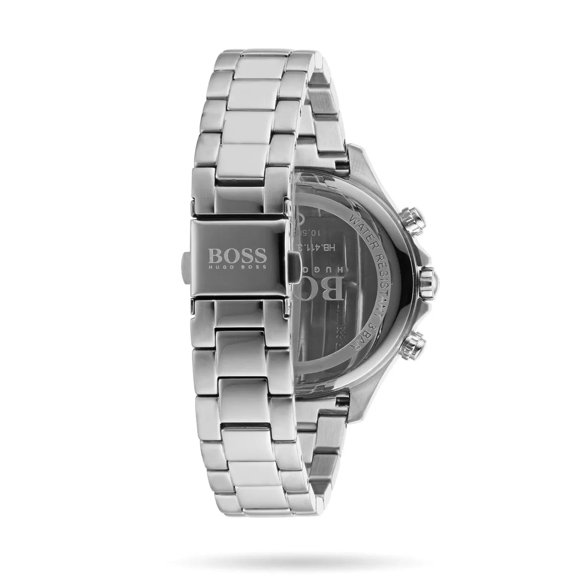 Hugo Boss Womens 1502565 Pandora Silver Tone Stainless Steel Watch With Rose Gold Dial – product image 3