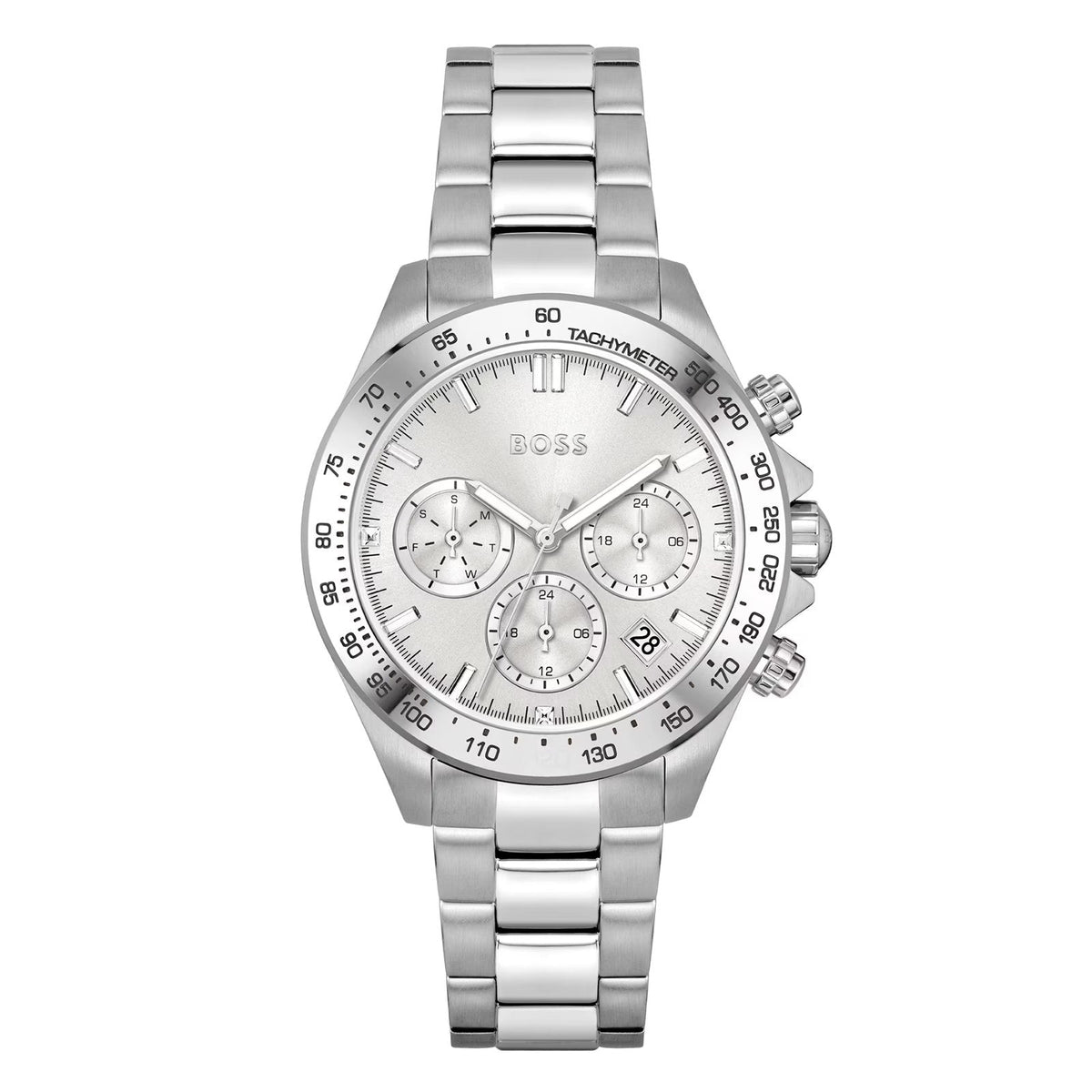 Hugo Boss Men's 1502616 Chronograph Stainless Steel Watch With Silver Dial
