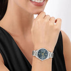 Hugo Boss Womens 1502583 Grand Course Stainless Steel Blue Dial Watch – product image 2