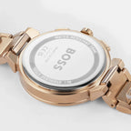 Hugo Boss Womens 1502592 Pandora Gold Tone Stainless Steel Watch With Black Dial – product image 5