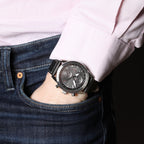 Hugo Boss Men's 1513853 Chronograph Pilot Edition Watch With Black Leather Strap – product image 4