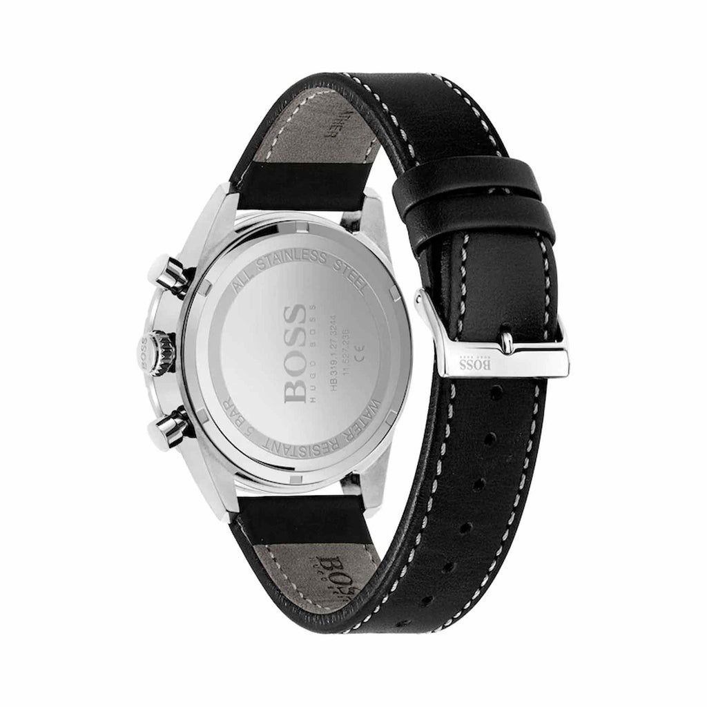 Hugo Boss Men's 1513853 Chronograph Pilot Edition Watch With Black Leather Strap – product image 3