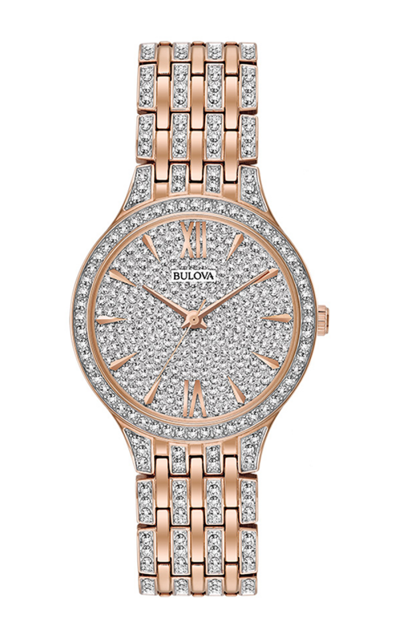 Bulova Crystal Women's Rose Gold Watch 98L235 – product image 4