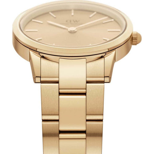 Daniel Wellington Women's Gold Iconic Link Unitone Watch Dw00100403 – product image 2