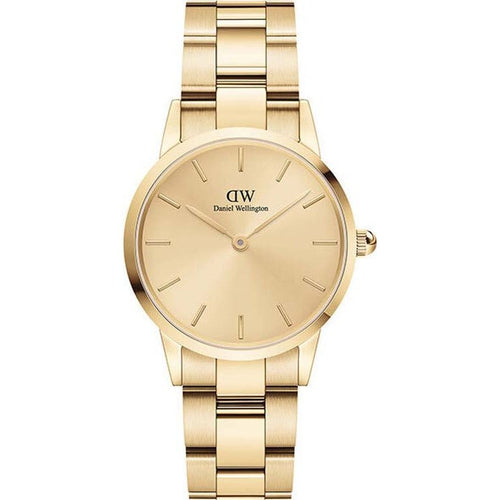 Daniel Wellington Women's Gold Iconic Link Unitone Watch Dw00100403