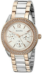 Bulova Crystal Women's Two-Tone Watch 98N100 – product image 5