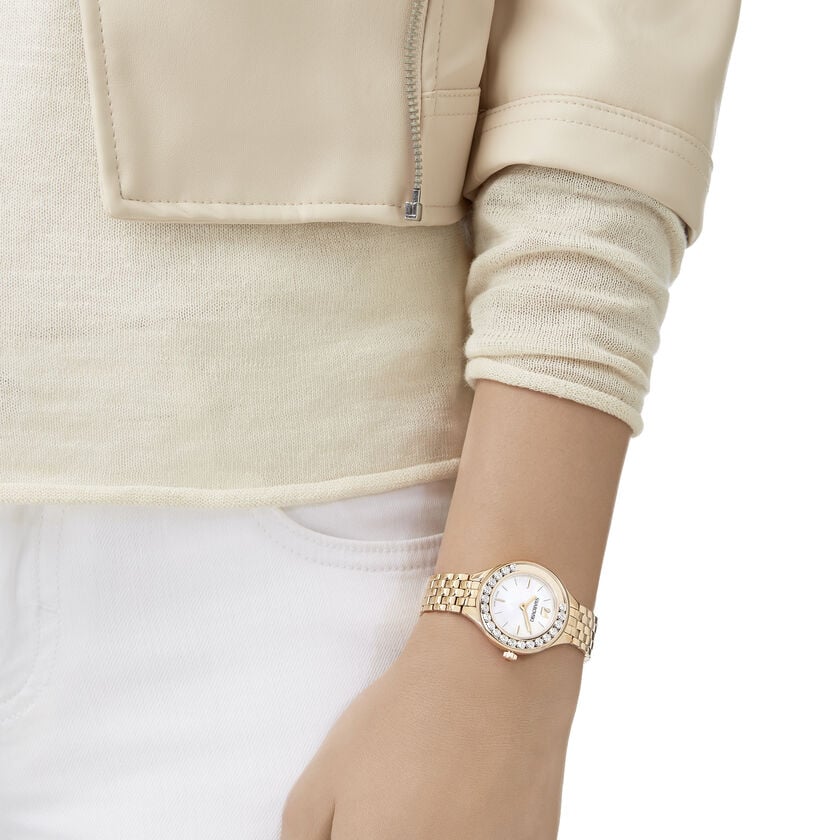 Swarovski Lovely Crystals Mini Women's Rose Gold White Watch 5261496 – product image 2