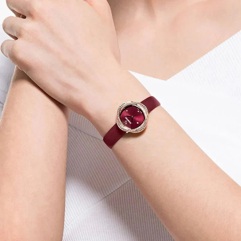 Swarovski Crystal Flower Women's Red Watch 5552780 – product image 2