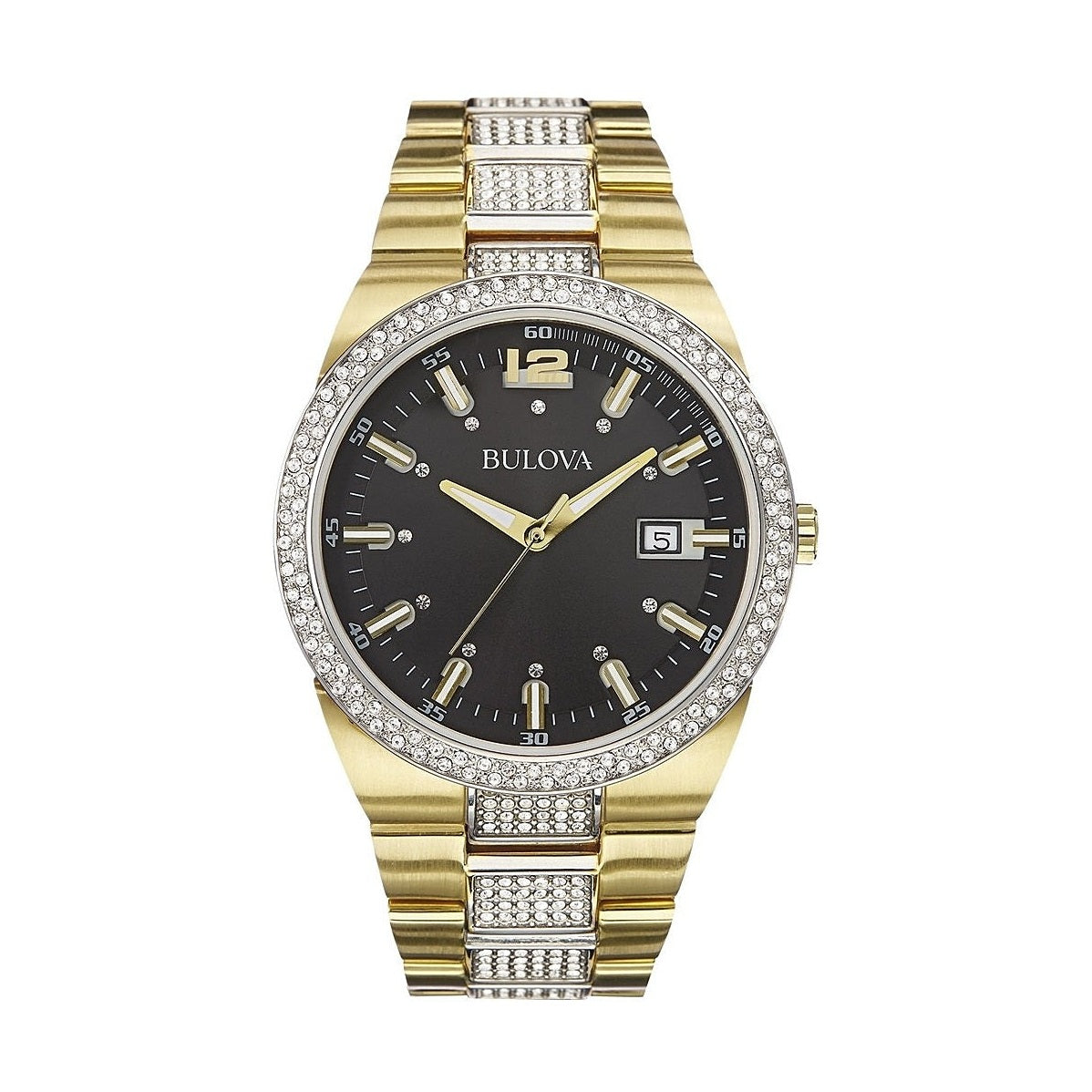 Bulova Crystal Men's Two-Tone Watch 98B235 – product image 3