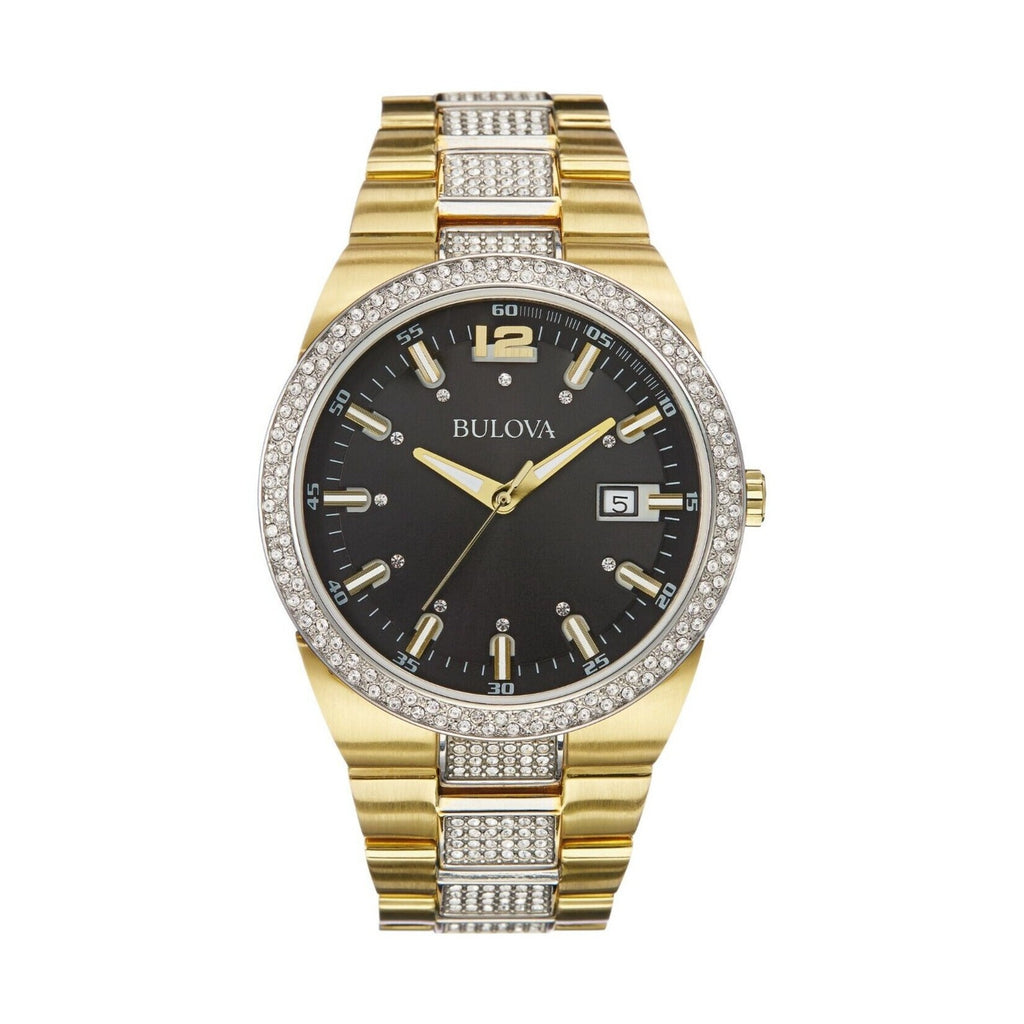 Bulova Crystal Men's Two-Tone Watch 98B235 – product image 2