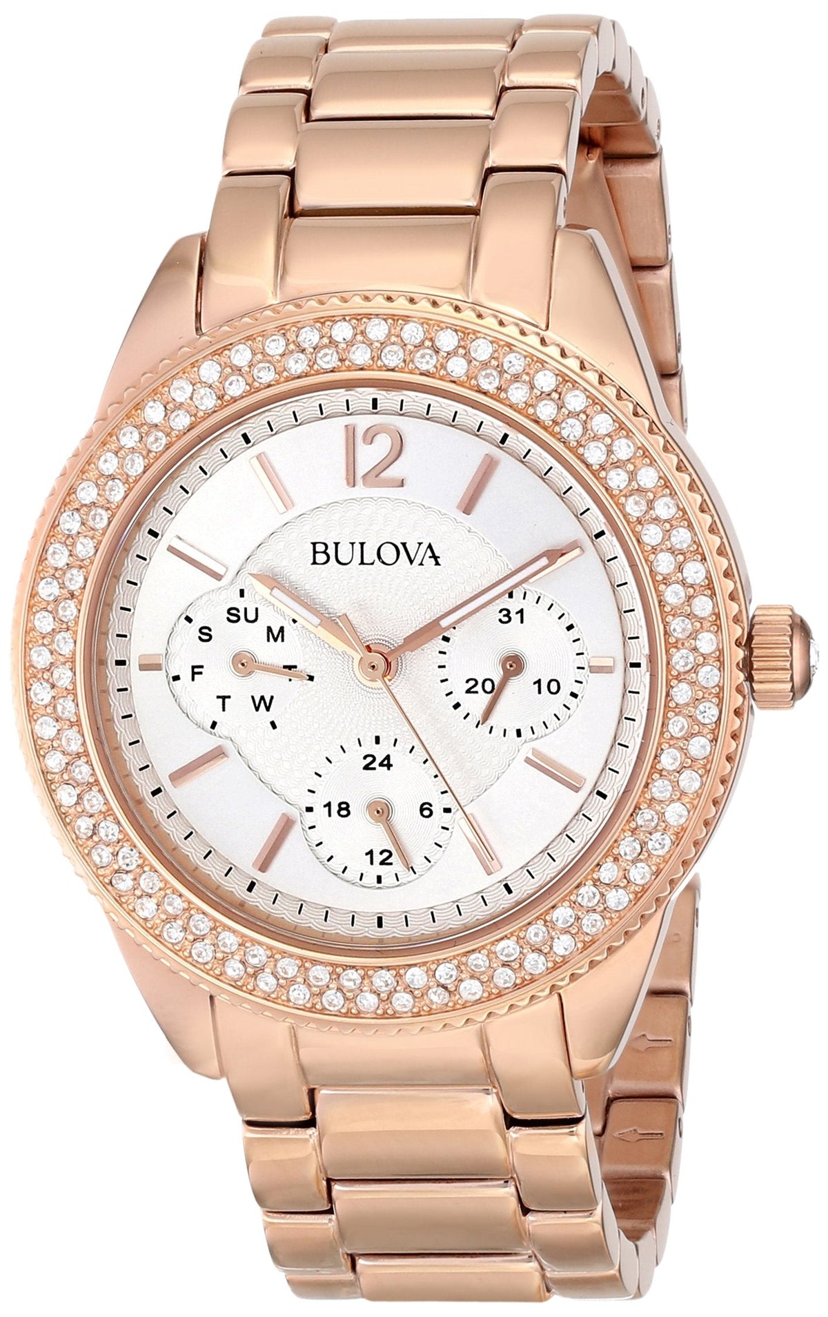 Bulova Crystal Women's Rose Gold Watch 97N101 – product image 4