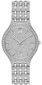 Bulova Crystal Women's Silver Watch 96L243 – product image 2