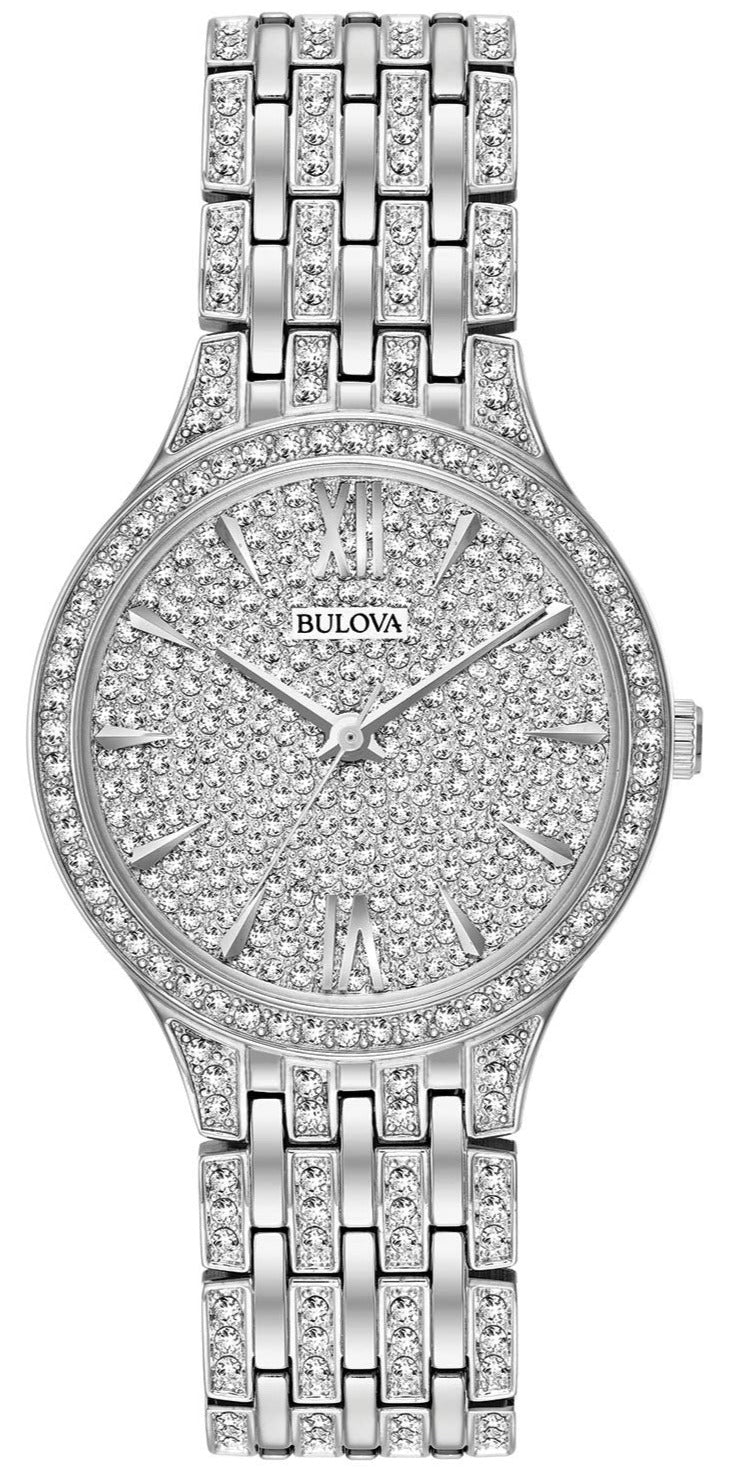 Bulova Crystal Women's Silver Watch 96L243 – product image 2
