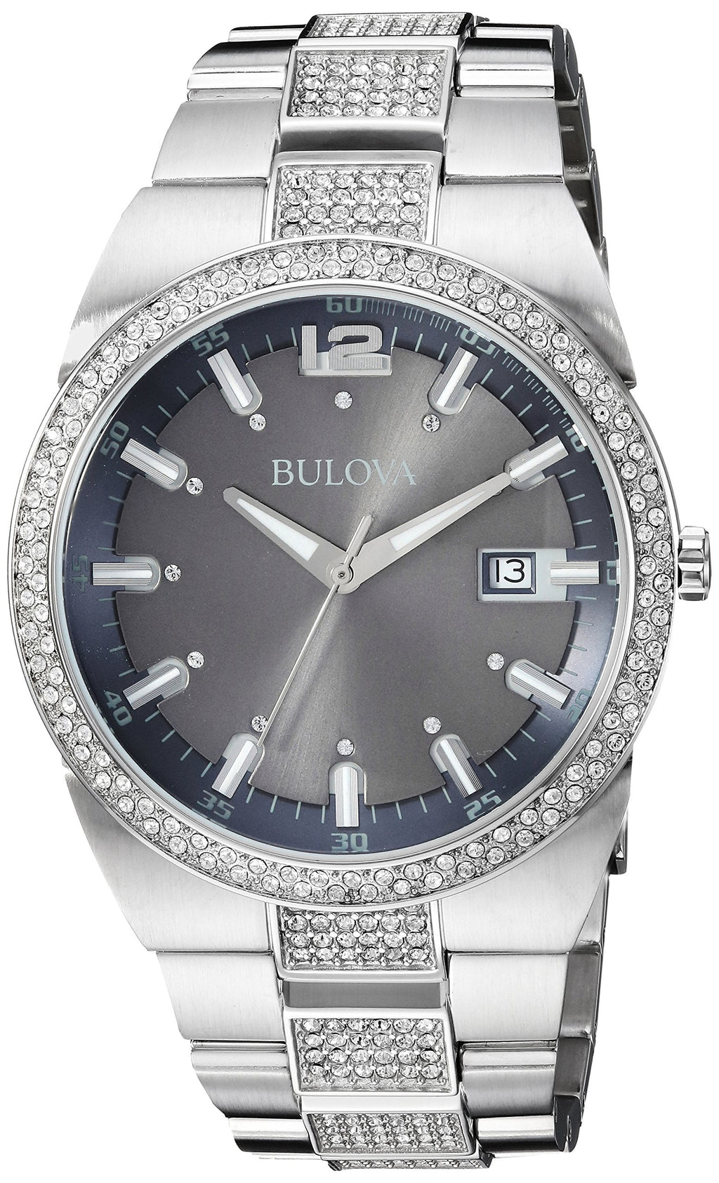 Bulova Precisionist Men's Silver Watch 96B221 – product image 6