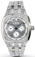 Bulova Crystal Men's Silver Watch 96C002 – product image 3