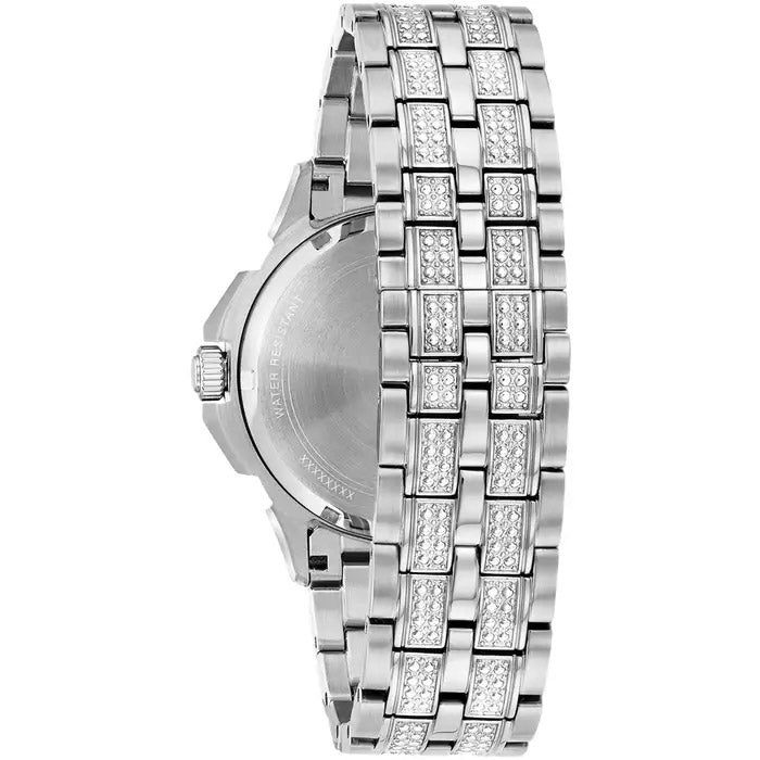 Bulova Crystal Men's Silver Watch 96C134 – product image 3