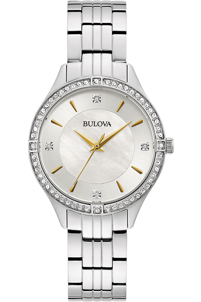 Bulova Crystal Women's Silver Watch 96L263 – product image 2