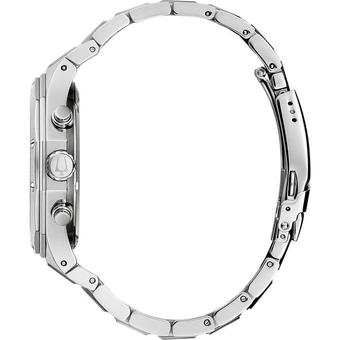 Bulova Classic Chronograph Men's Silver Watch 96B408 – product image 2