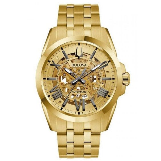 Bulova Sutton Automatic Men's Gold Watch 97A162 – product image 2