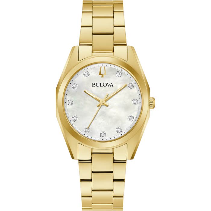 Bulova Surveyor Women's Gold Watch 97P172