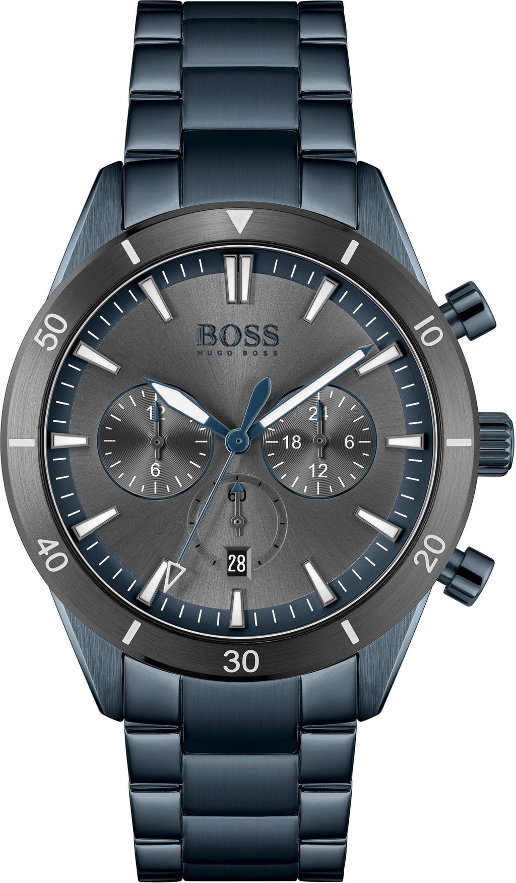 Hugo Boss Men's 1513865 Chronograph Blue Stainless Steel Watch – product image 2