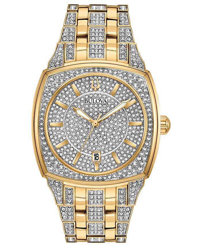 Bulova Phantom Crystal Men's Silver Watch 98B323 – product image 3