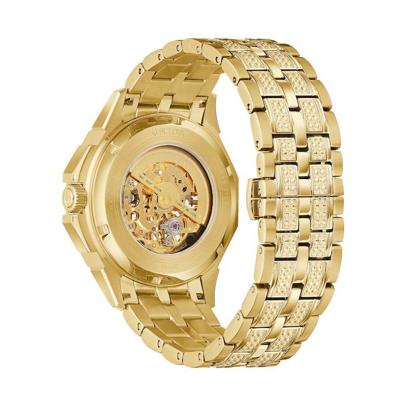 Bulova Crystal Men's Gold Watch 98A292 – product image 3