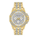 Bulova Crystal Men's Silver Watch 98C126