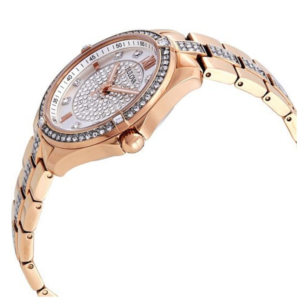 Bulova Crystal Women's Rose Gold Watch 98L229 – product image 3