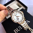 Bulova Crystal Women's Silver Watch 98L232 – product image 4
