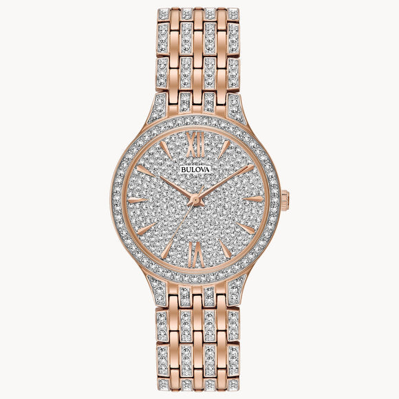 Bulova Crystal Women's Rose Gold Watch 98L235 – product image 3