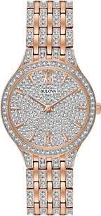 Bulova Crystal Women's Rose Gold Watch 98L235 – product image 2