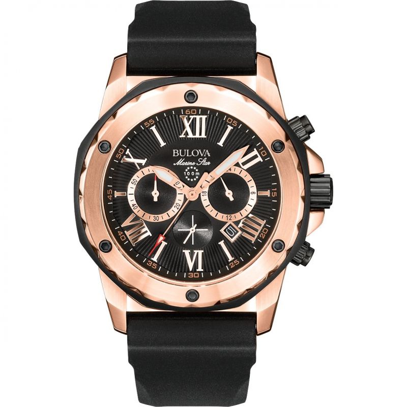 Men's Sutton Black Strap Watch 98a304 – product image 2