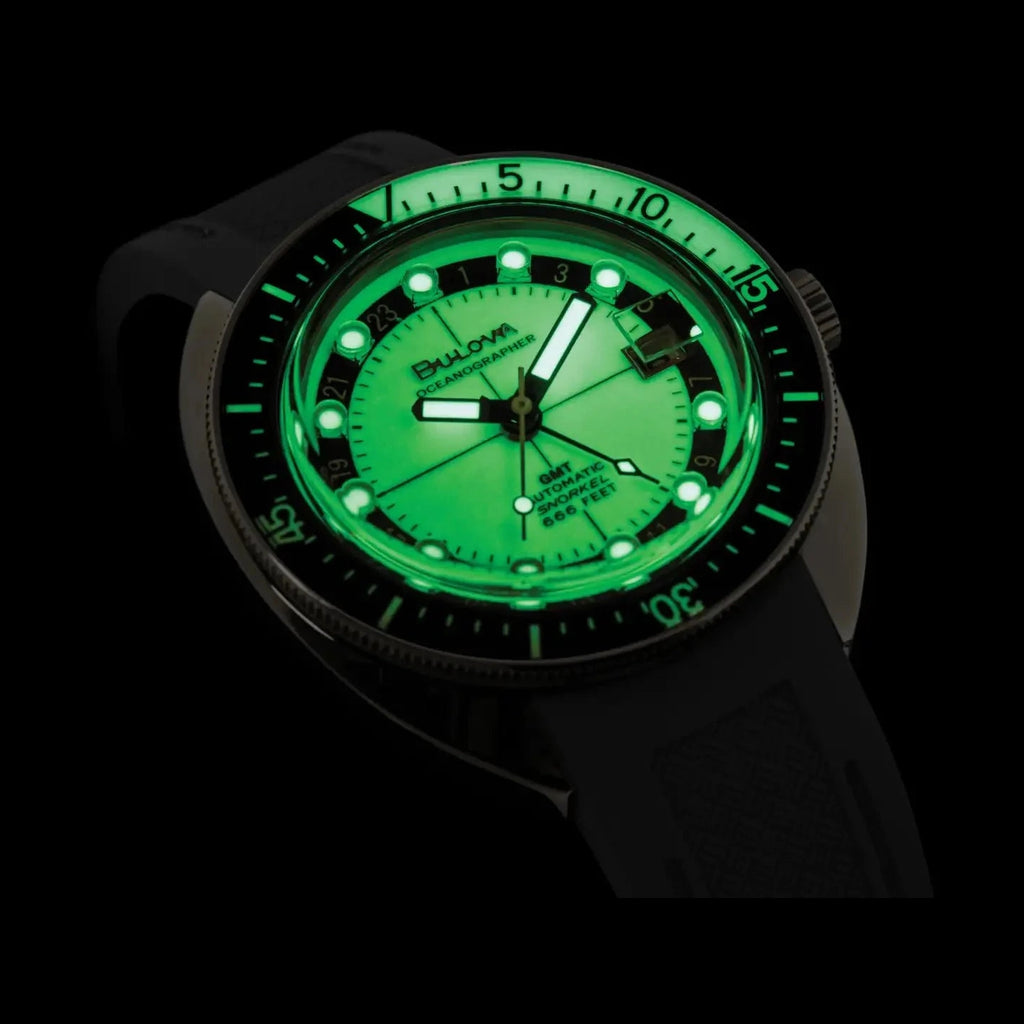 Bulova Oceanographer Gmt Men's White Watch 98B407 – product image 5