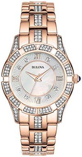 Bulova Crystal Women's Mother-of-Pearl Watch 98L197 – product image 3