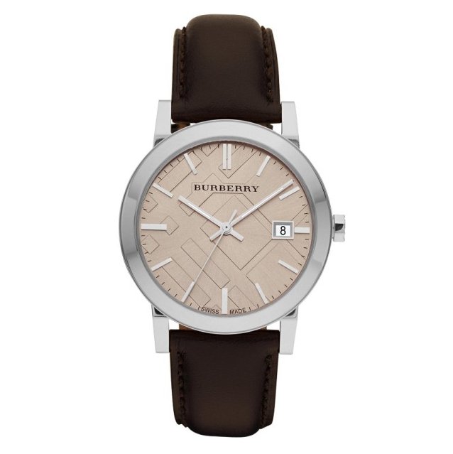 Burberry Men's Watch The City Check Champagne Brown BU9011 – product image 2