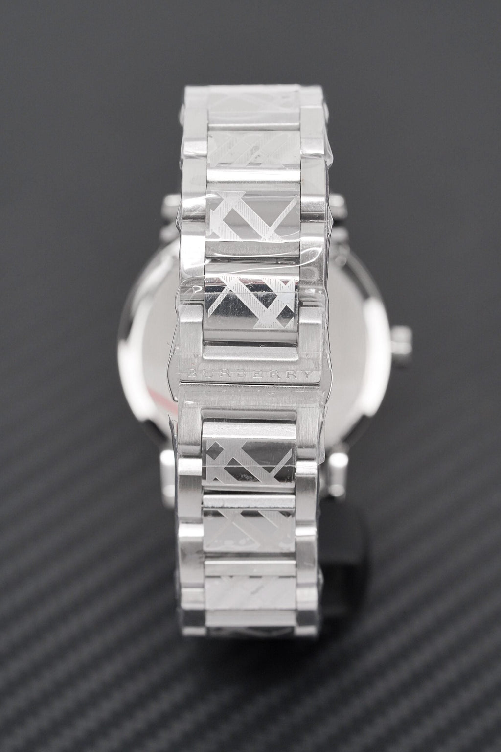 Burberry Men's Watch The City Engraved Checked Steel BU9037 – product image 3