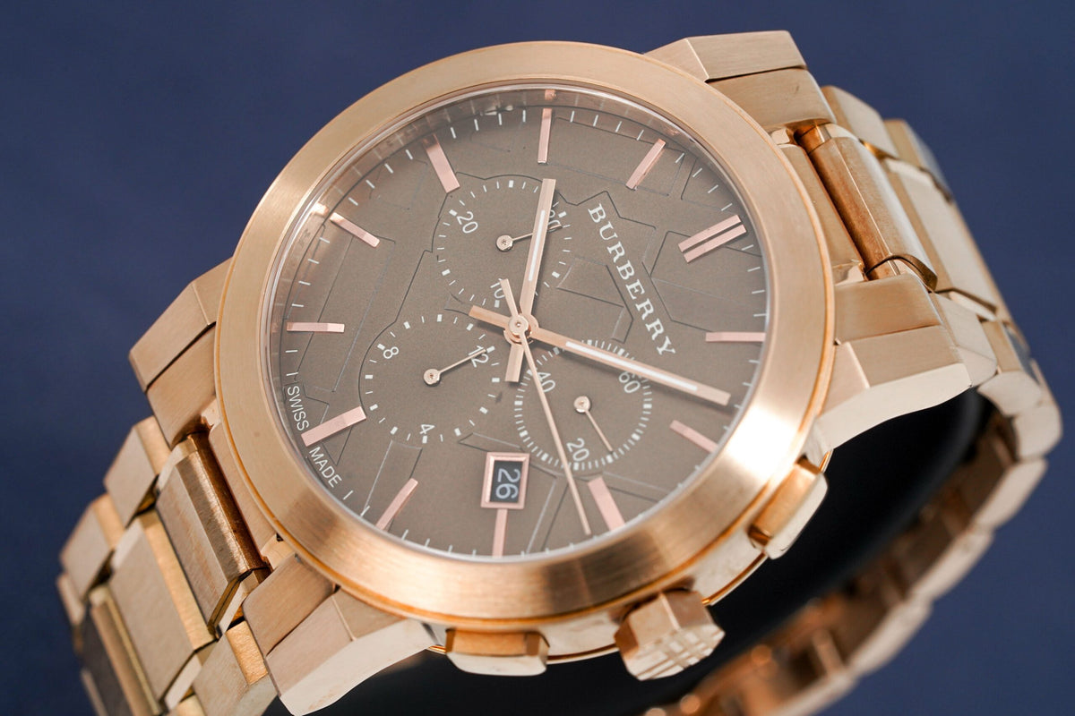 Burberry Men's Watch Chronograph The City Rose Gold BU9353 – product image 2