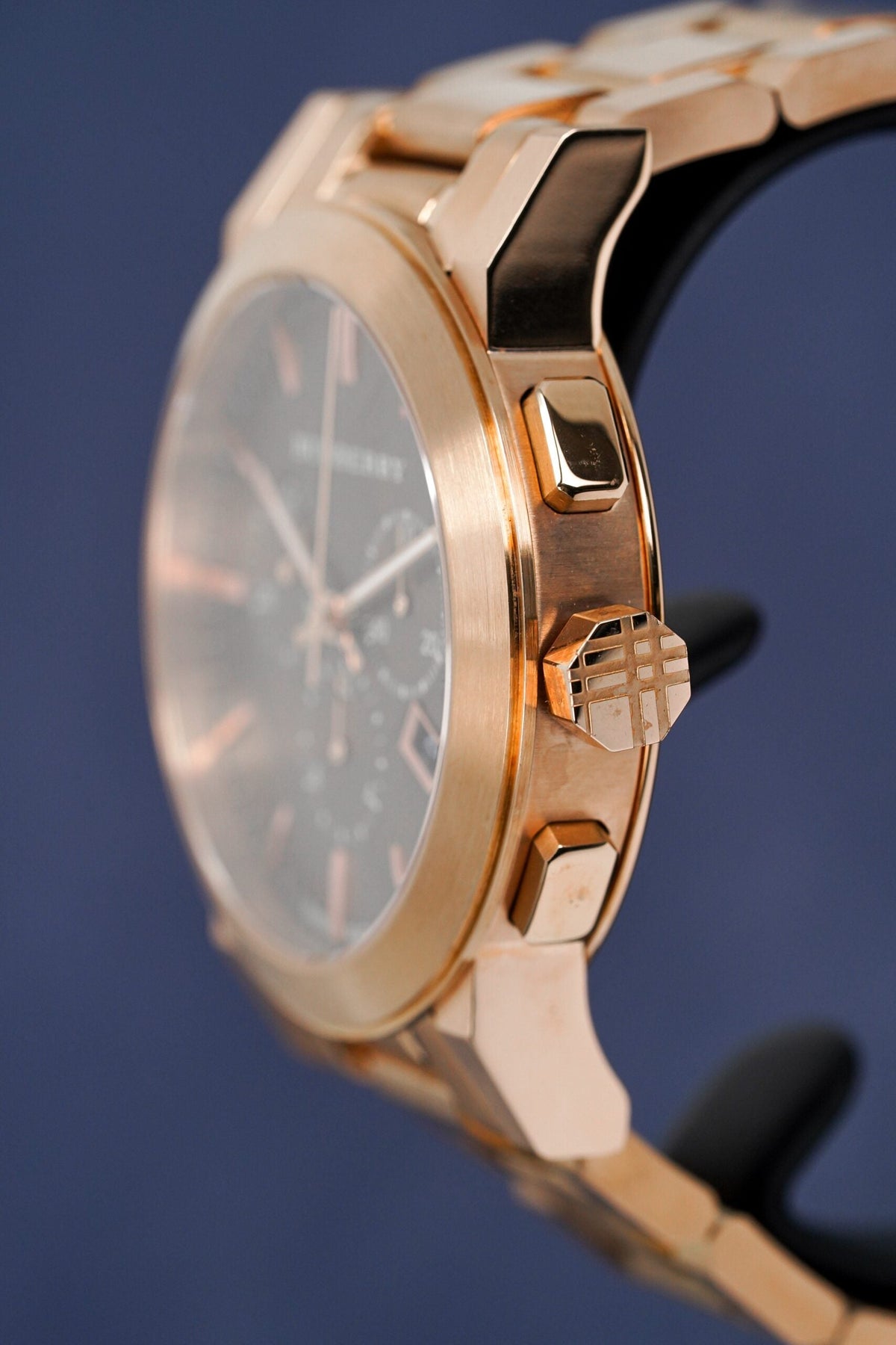 Burberry Men's Watch Chronograph The City Rose Gold BU9353 – product image 4