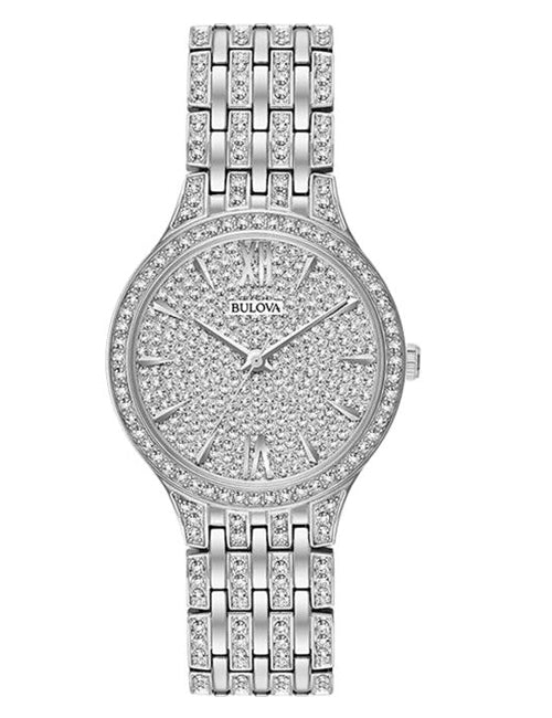 Bulova Crystal Women's Silver Watch 96L243 – product image 3