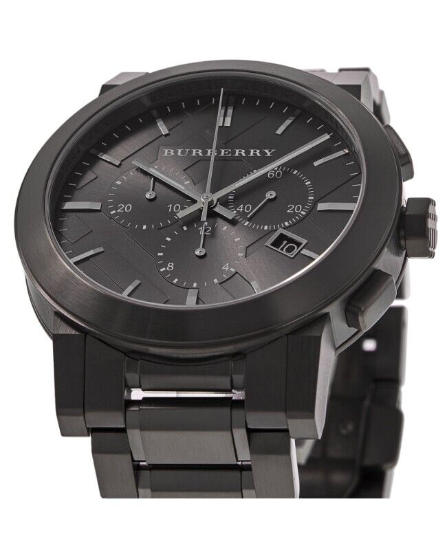 Burberry Men's Watch Chronograph The City Black PVD BU9354 – product image 4