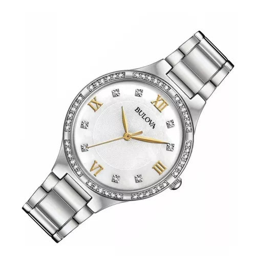 Bulova Crystal Women's Silver Watch 96L263 – product image 4
