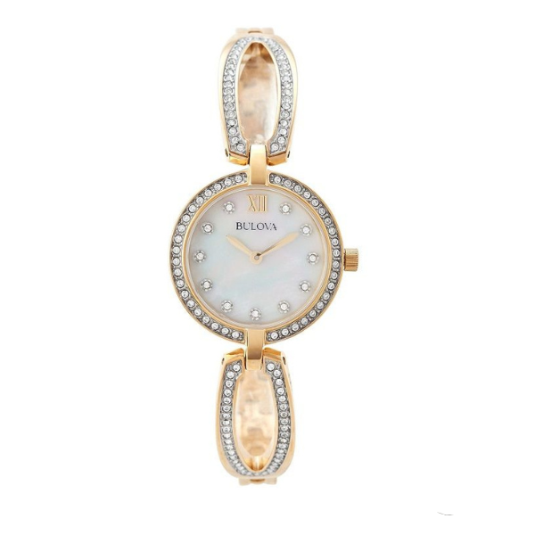 Bulova Crystal Women's Gold Watch 98L225 – product image 4