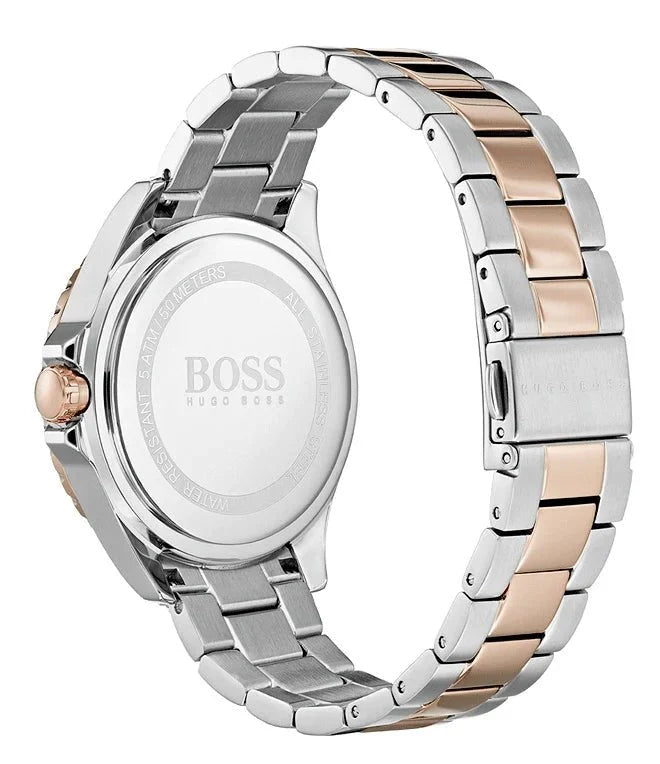 Hugo Boss Womens 1502446 Praise Two Tone Stainless Steel Watch With Rose Gold Accents – product image 4